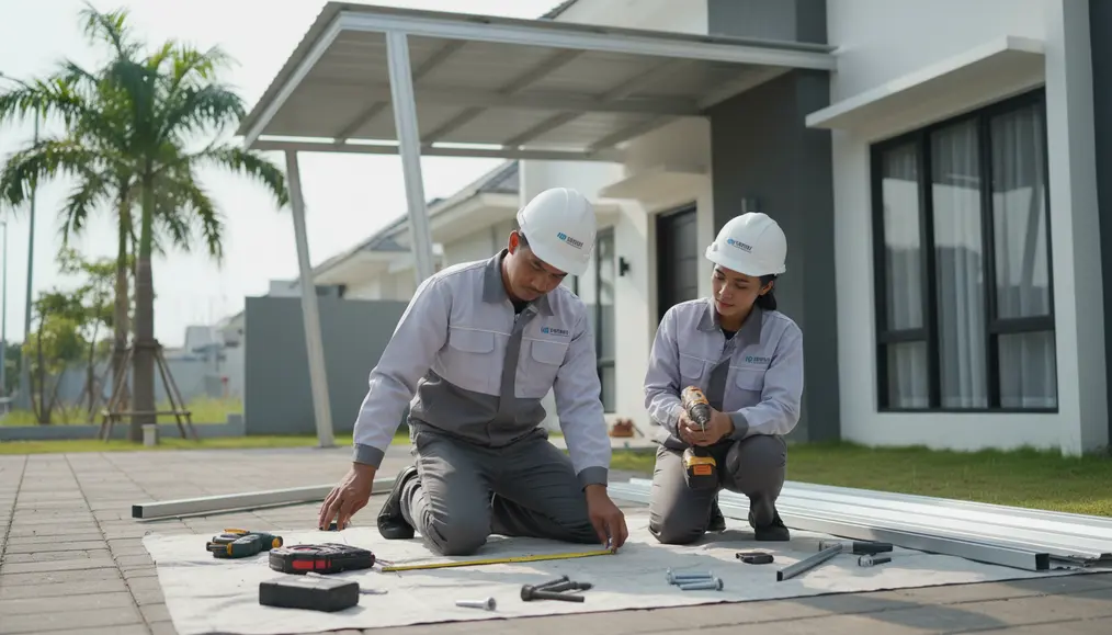 Jasa Pasang Kanopi Baja Ringan Karawang: Solusi Terbaik dari Home Steril