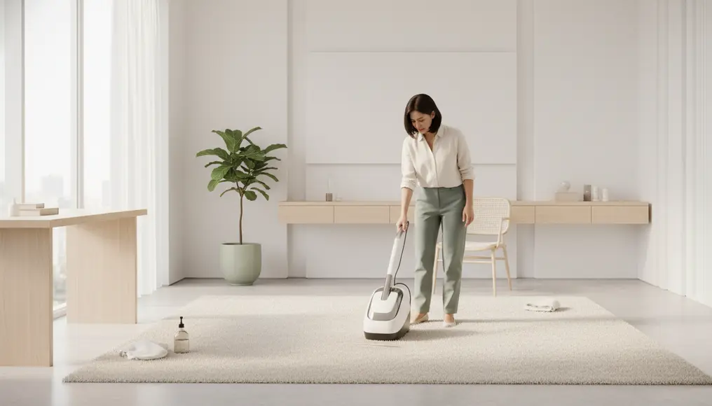 Membersihkan Karpet Kantor (Tile/Permadani): Metode Low Moisture System