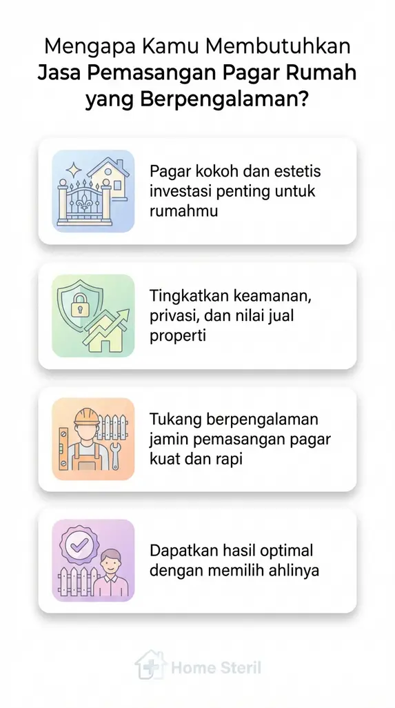 Mengapa Kamu Membutuhkan Jasa Pemasangan Pagar Rumah yang Berpengalaman?