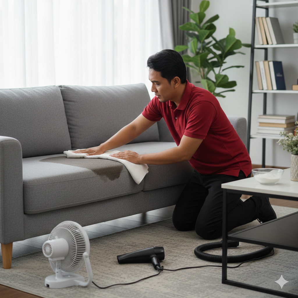 Solusi Lanjutan untuk Mengeringkan Sofa yang Basah
