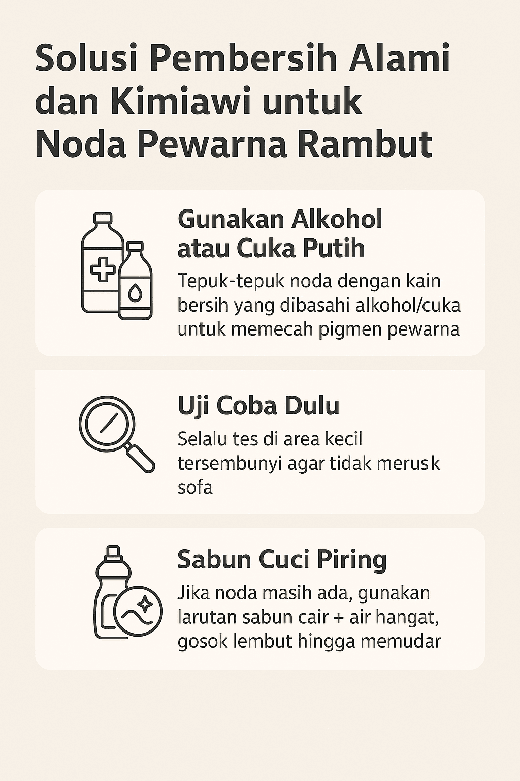 Solusi Pembersih Alami dan Kimiawi untuk Noda Pewarna Rambut