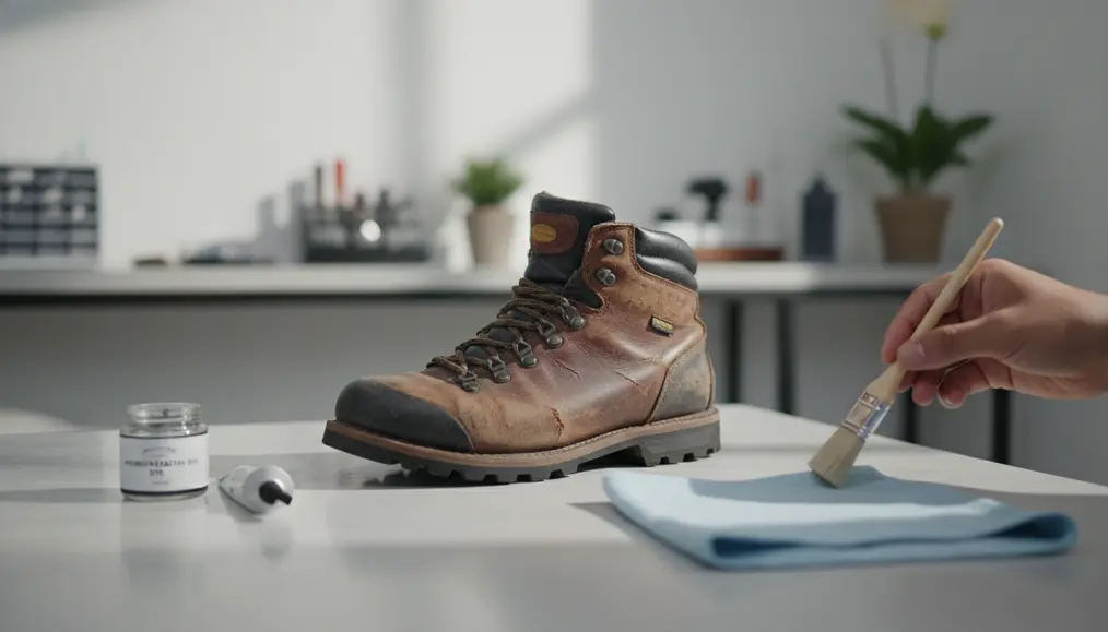 Jasa Repaint Sepatu Gunung (Hiking Boots) agar Tangguh Kembali