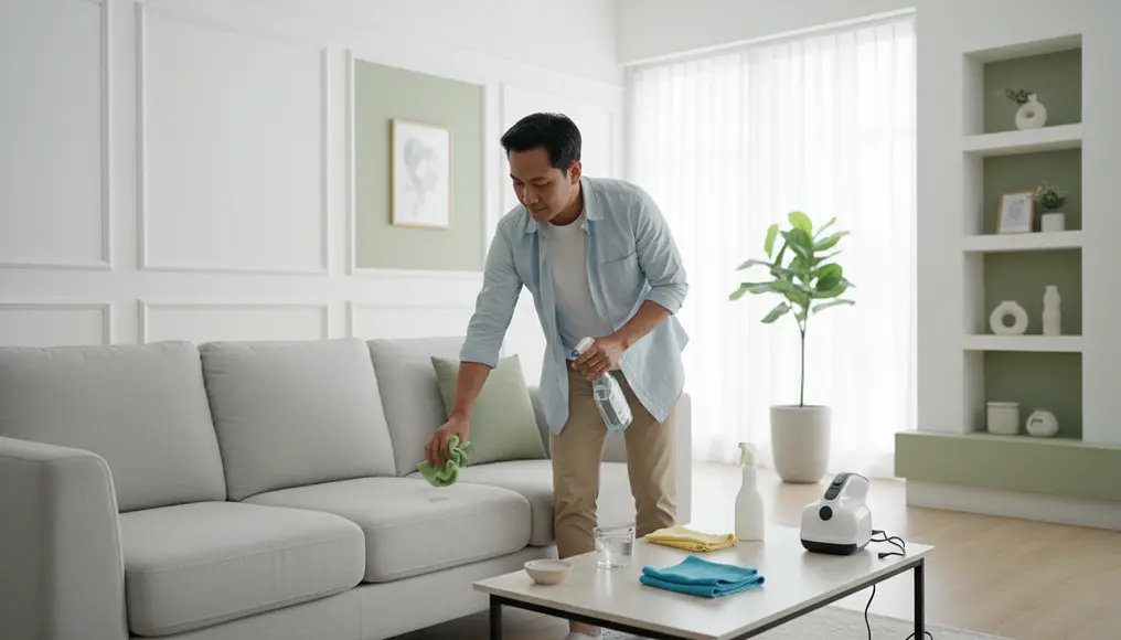 Menghilangkan Noda Muntah di Sofa dengan Wet Cleaning: Solusi Cepat untuk Keadaan Darurat