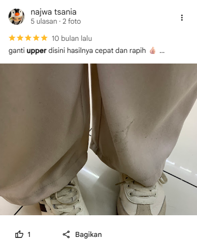 Rating Ulasan Pelanggan Sneakershoot