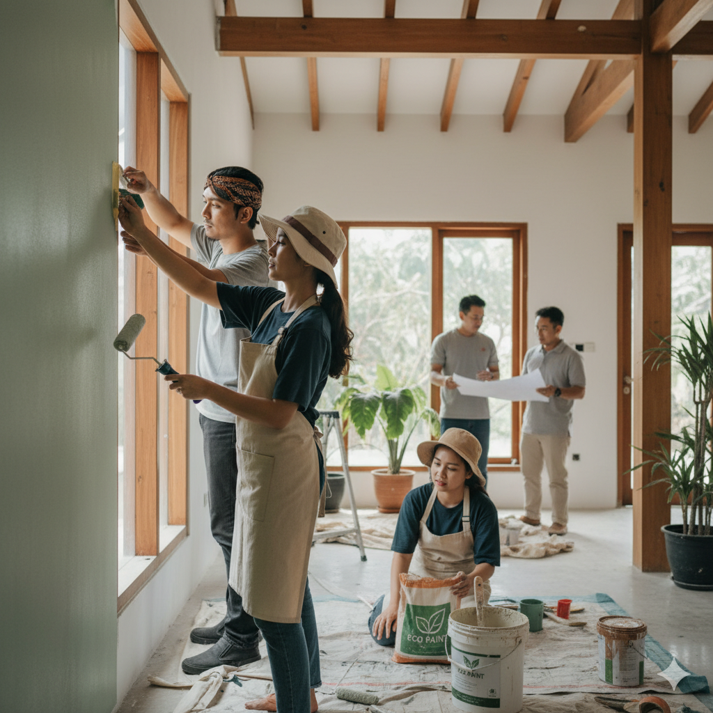 Menerapkan Cat Ramah Lingkungan: Teknik dan Pertimbangan Ekstra