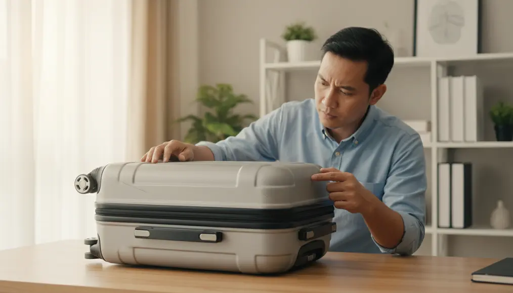 Mengidentifikasi Jenis Kerusakan pada Koper kamu