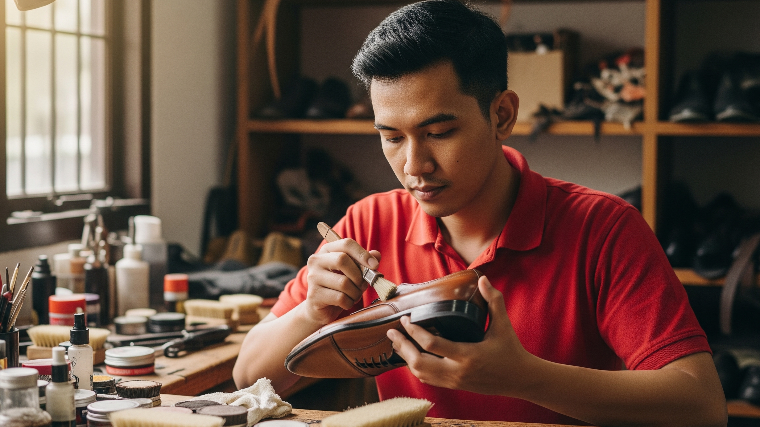  Tambahkan Layanan Perawatan Sepatu Bernilai Jual Tinggi (Value Added Services)
