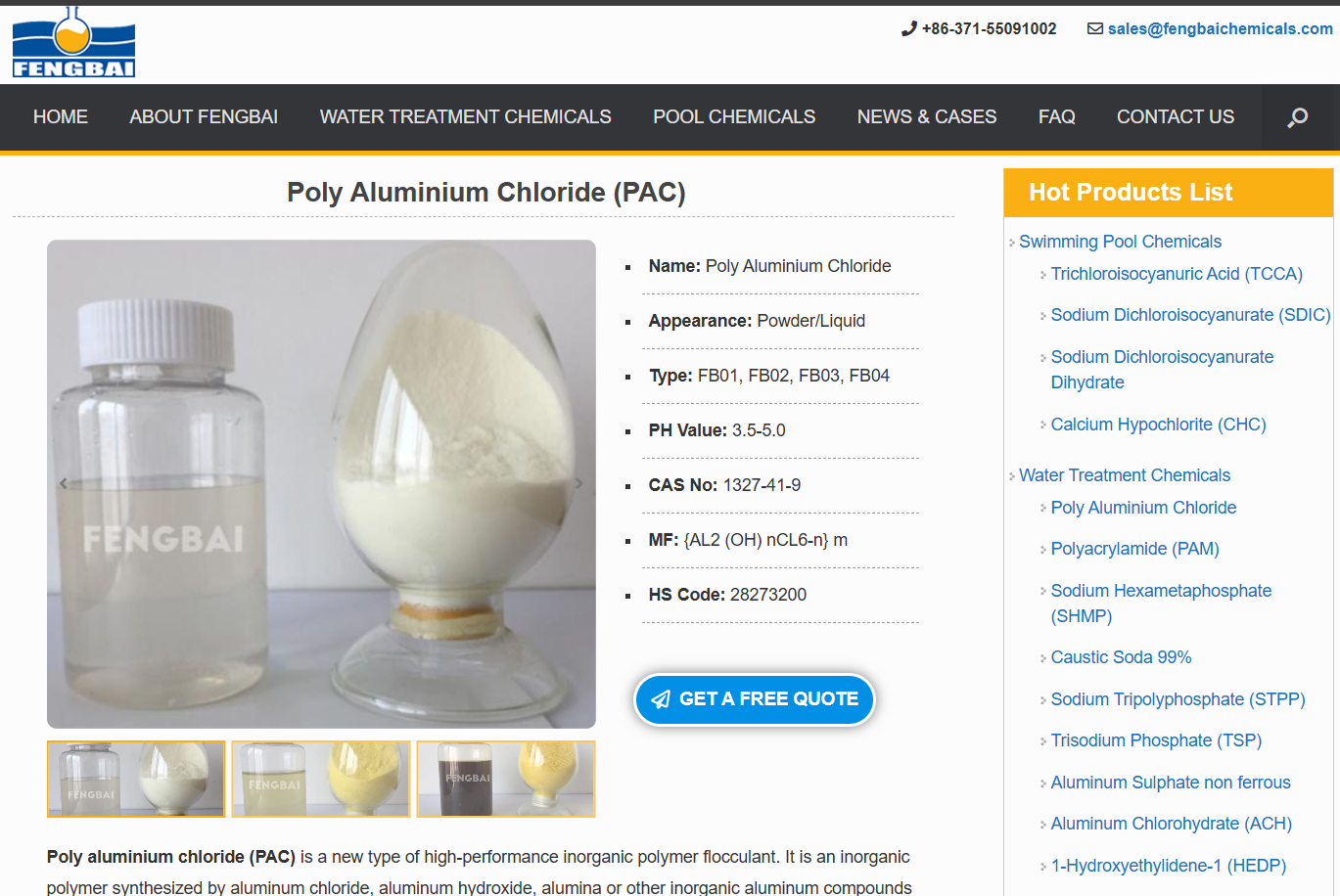 PAC (Poly Aluminium Chloride)
