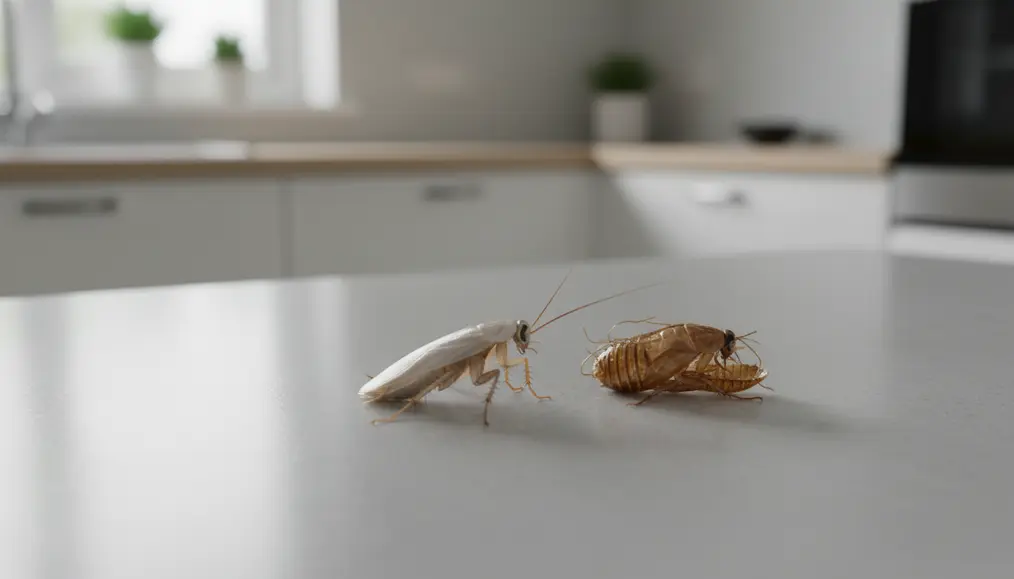 Mengenal Kecoa Putih: Fenomena Molting, Bukan Albino