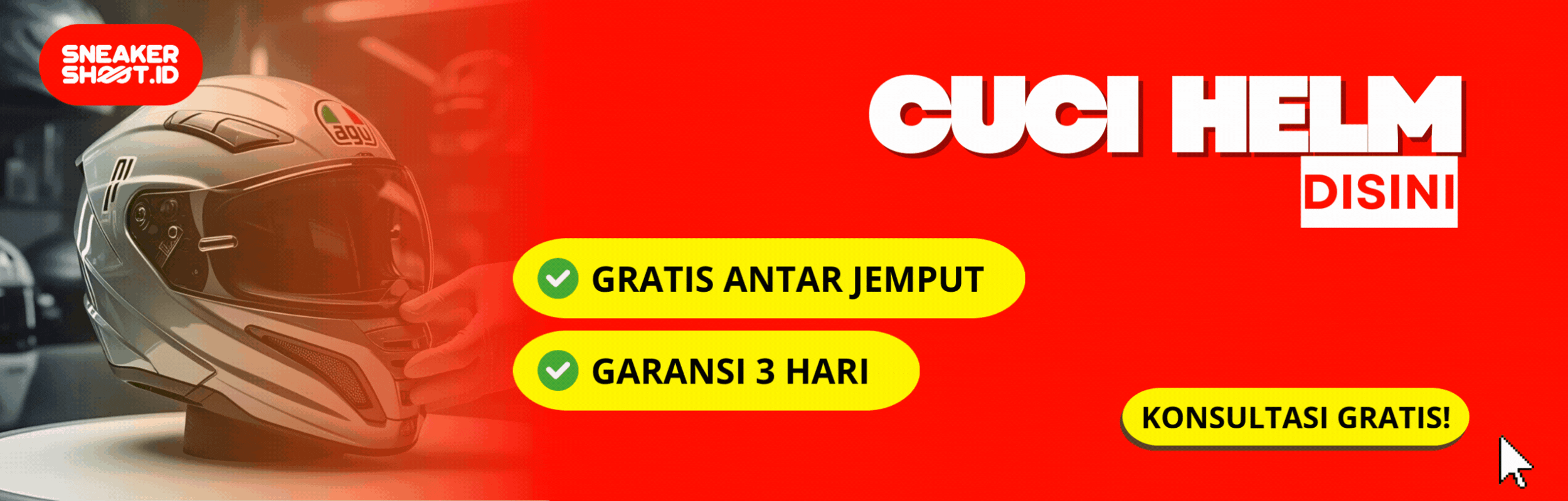 Jasa Cuci Helm di sneakershoot.id