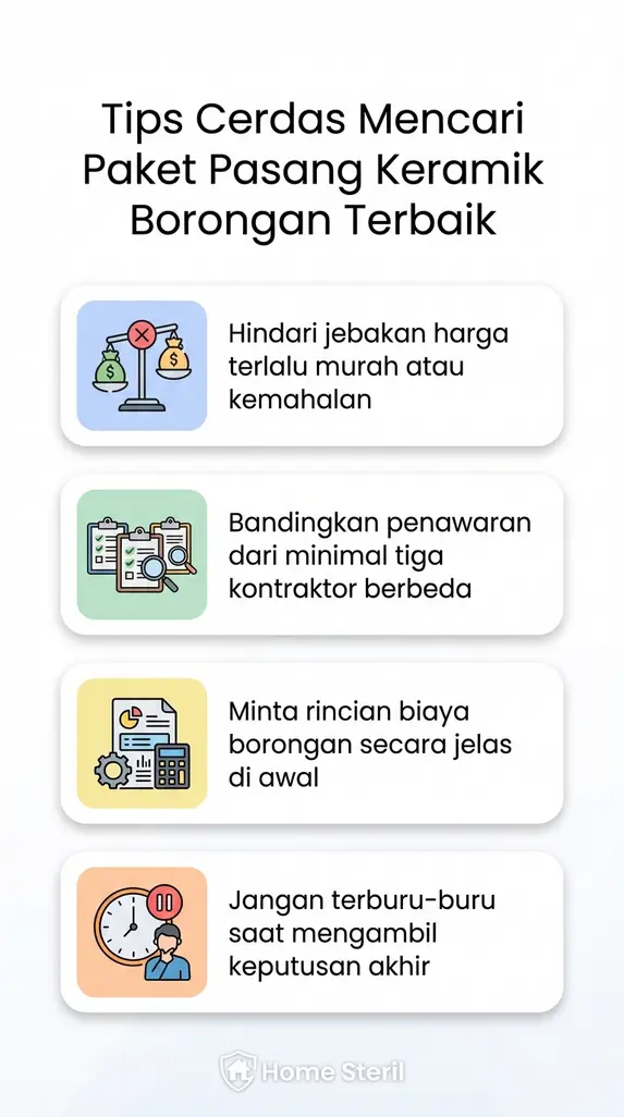 Tips Cerdas Mencari Paket Pasang Keramik Borongan Terbaik