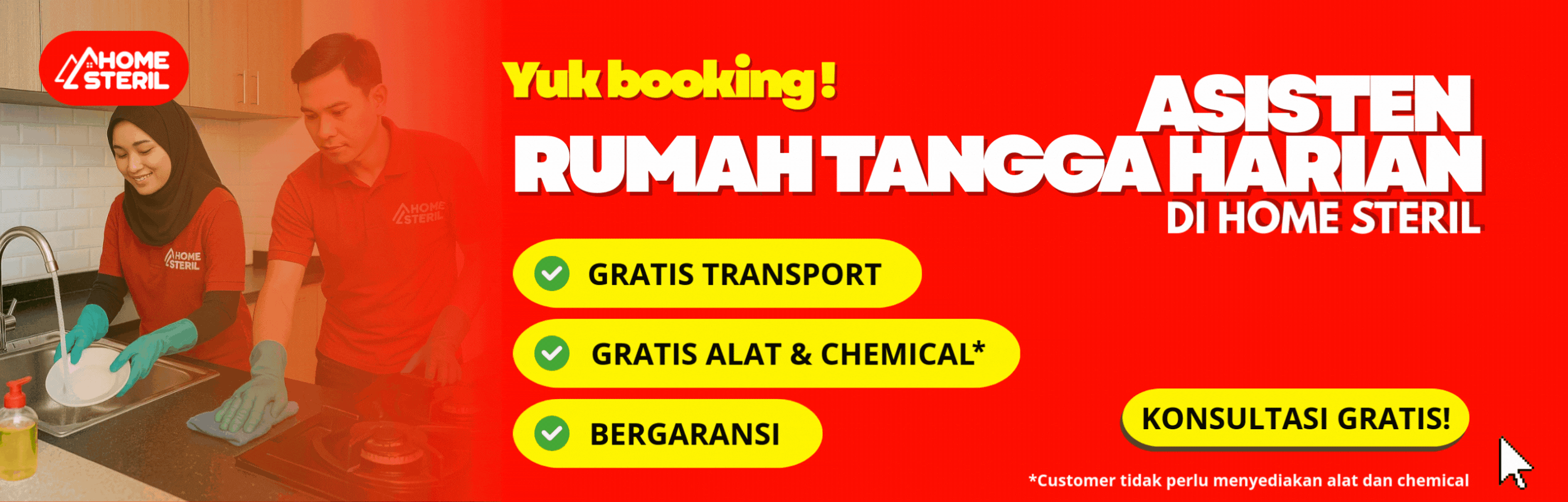 Jasa Asisten Rumah Tangga Harian di home-steril.com