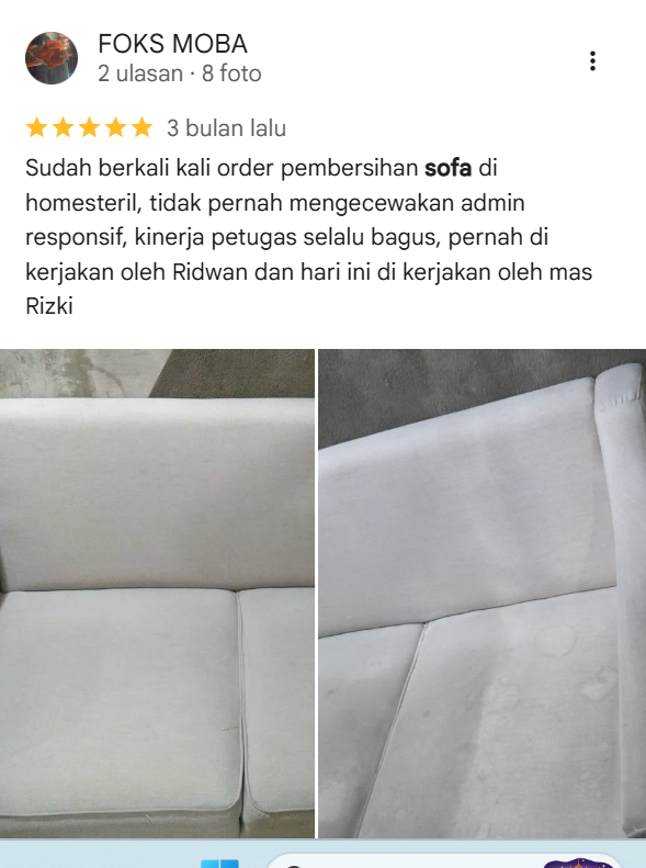 Review Pelanggan Home Steril.com