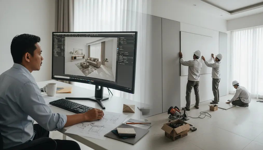 Proses Jasa Desain Interior: Dari Konsep Hingga Realisasi