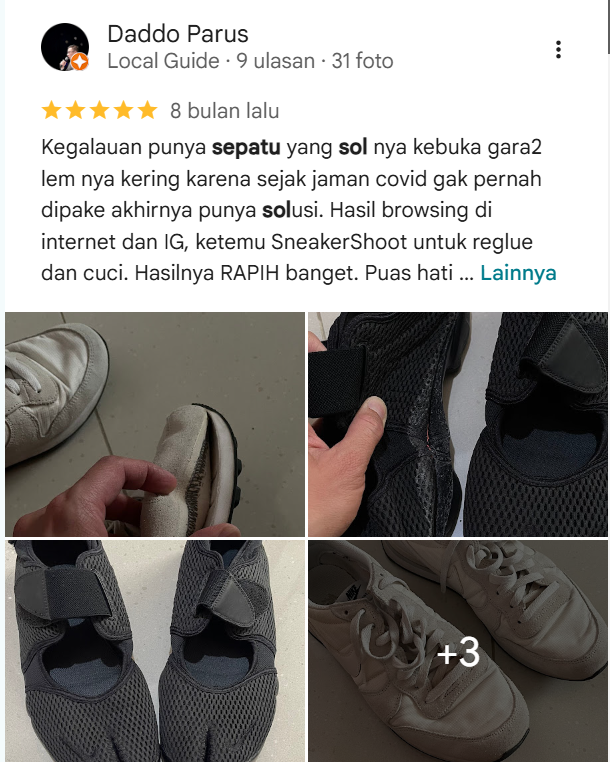 Ulasan Pelanggan Sneakershoot