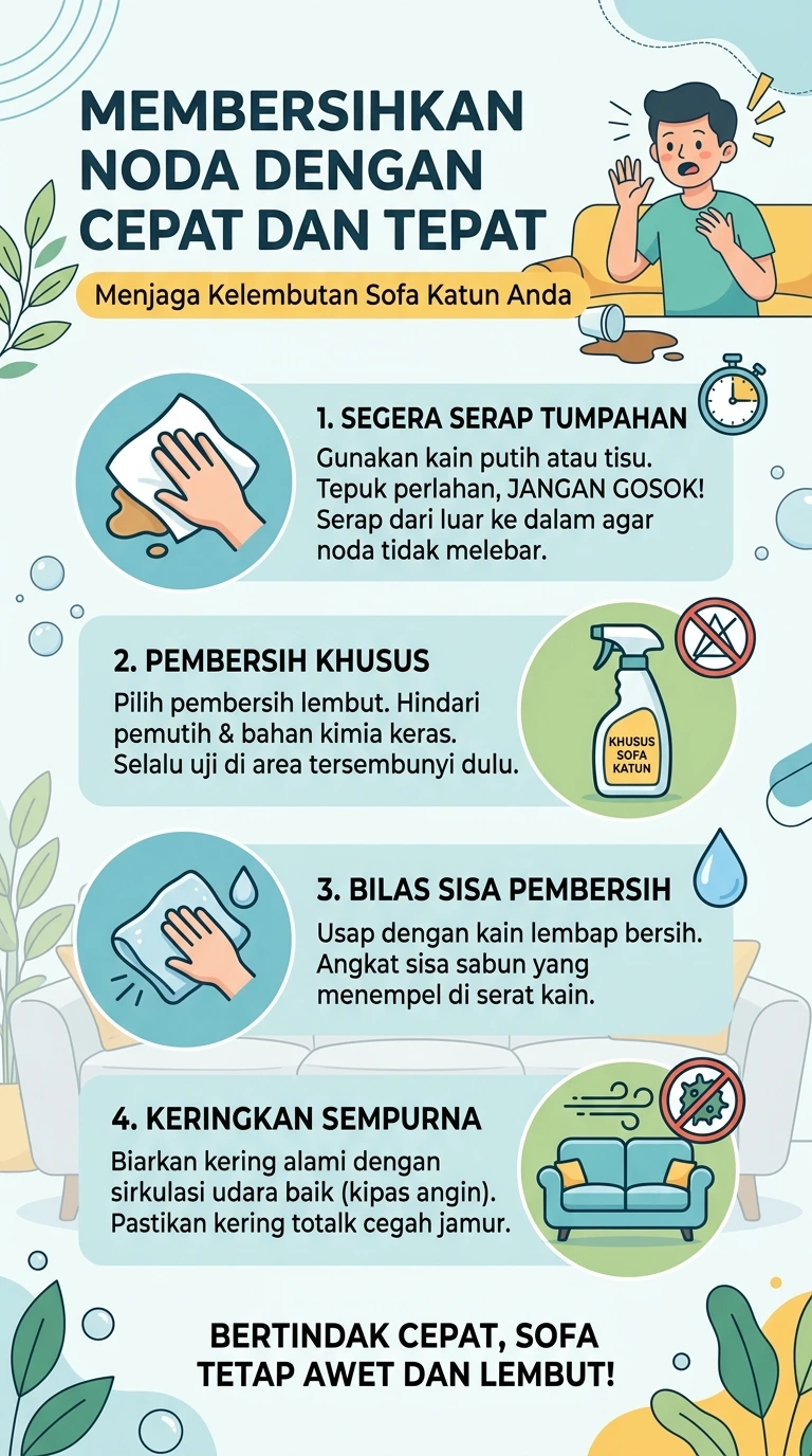 Infografik : Membersihkan Noda Dengan Cepat Dan Tepat