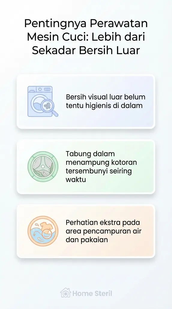 Pentingnya Perawatan Mesin Cuci: Lebih dari Sekadar Bersih Luar