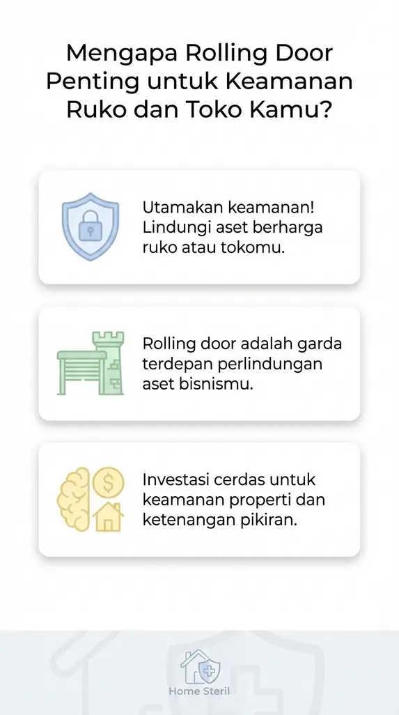 Mengapa Rolling Door Penting untuk Keamanan Ruko dan Toko Kamu?