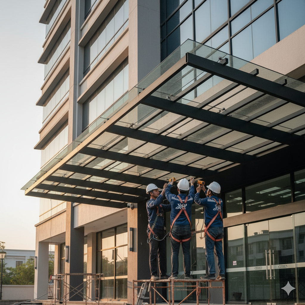 Standar Pemasangan Jasa Pasang Kanopi Gedung (Expertise Teknis)
