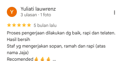 Review Pelanggan Home Steril