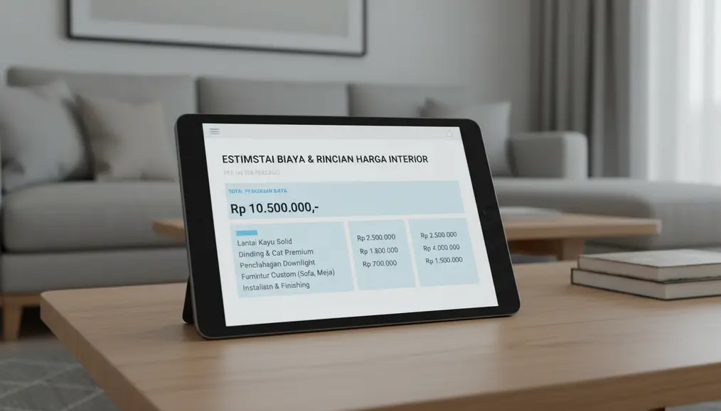 Estimasi Harga Interior per Meter di Depok 2025: Investasi Berharga untuk Hunianmu