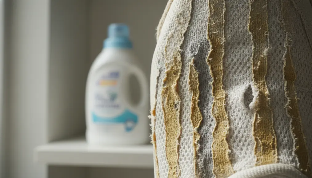 3. Bahan Kimia Deterjen Rumah Tangga Merusak Material Sepatu