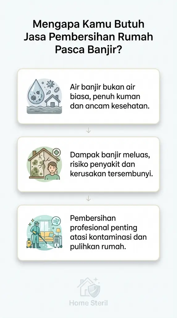 Mengapa Kamu Butuh Jasa Pembersihan Rumah Pasca Banjir ?