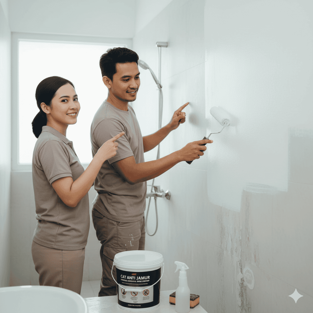 Cat Anti Jamur dengan Formula Khusus untuk Area Lembap