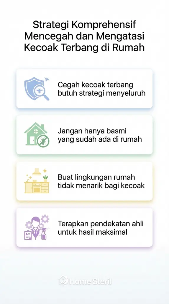 Strategi Komprehensif Mencegah dan Mengatasi Kecoak Terbang di Rumah
