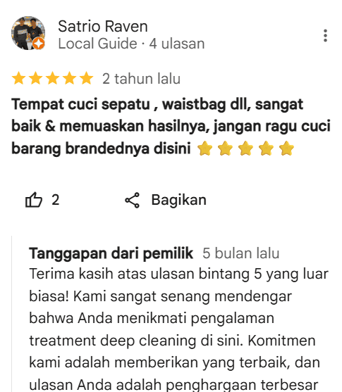 Testimoni real pelanggan di sneakershoot