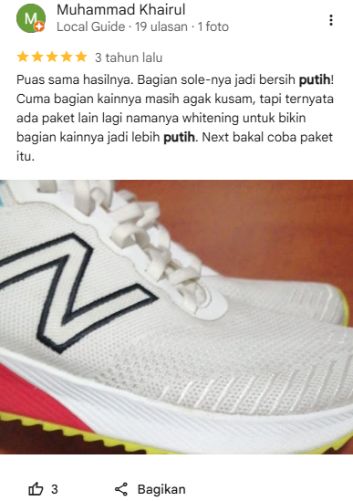 Rating Pelanggan Sneakershoot