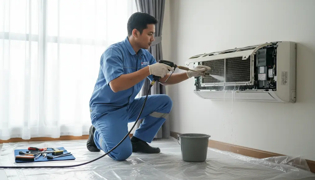 Kapan Saatnya Memanggil Jasa Cuci AC Split Terpercaya?