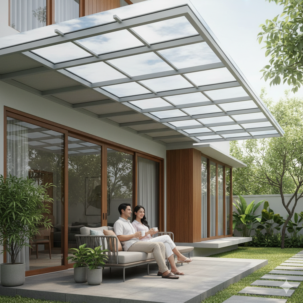 Polikarbonat: Pilihan Kanopi yang Estetis dan Fungsional