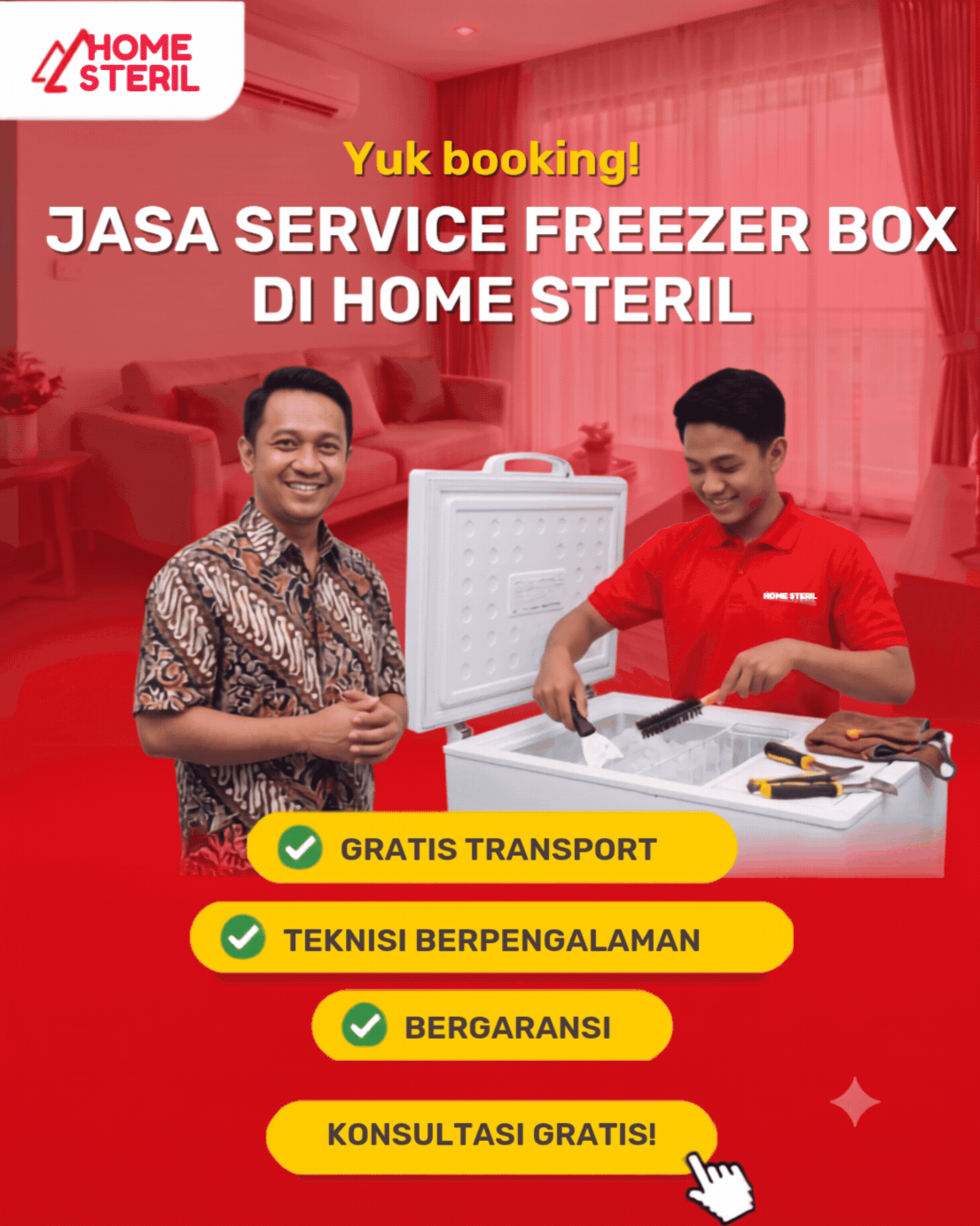 Jasa Service Freezer Box di Homesteril.com