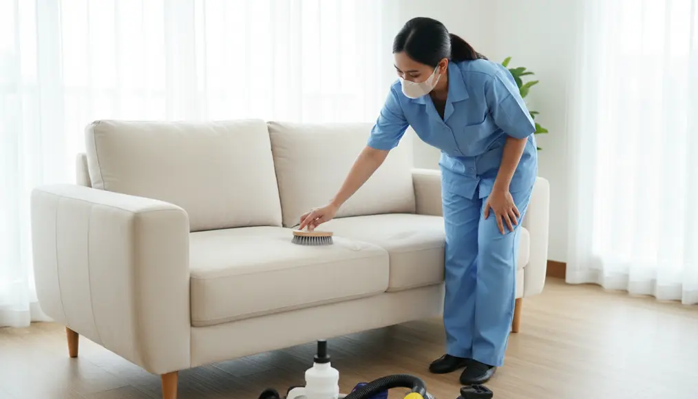 Cara Cuci Sofa Nubuck dan Suede yang Aman: Fokus pada Perawatan Kering