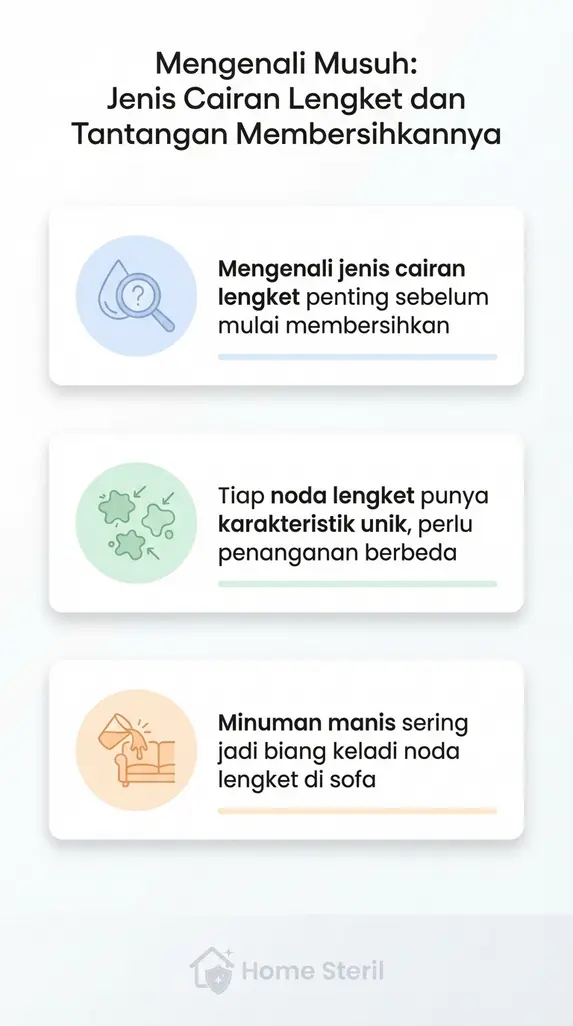 Mengenali Musuh: Jenis Cairan Lengket dan Tantangan Membersihkannya