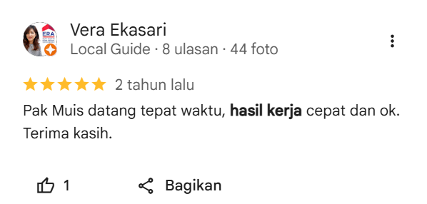 Ulasan Bintang 5 Pelanggan Home Steril Google Maps - home-steril.com