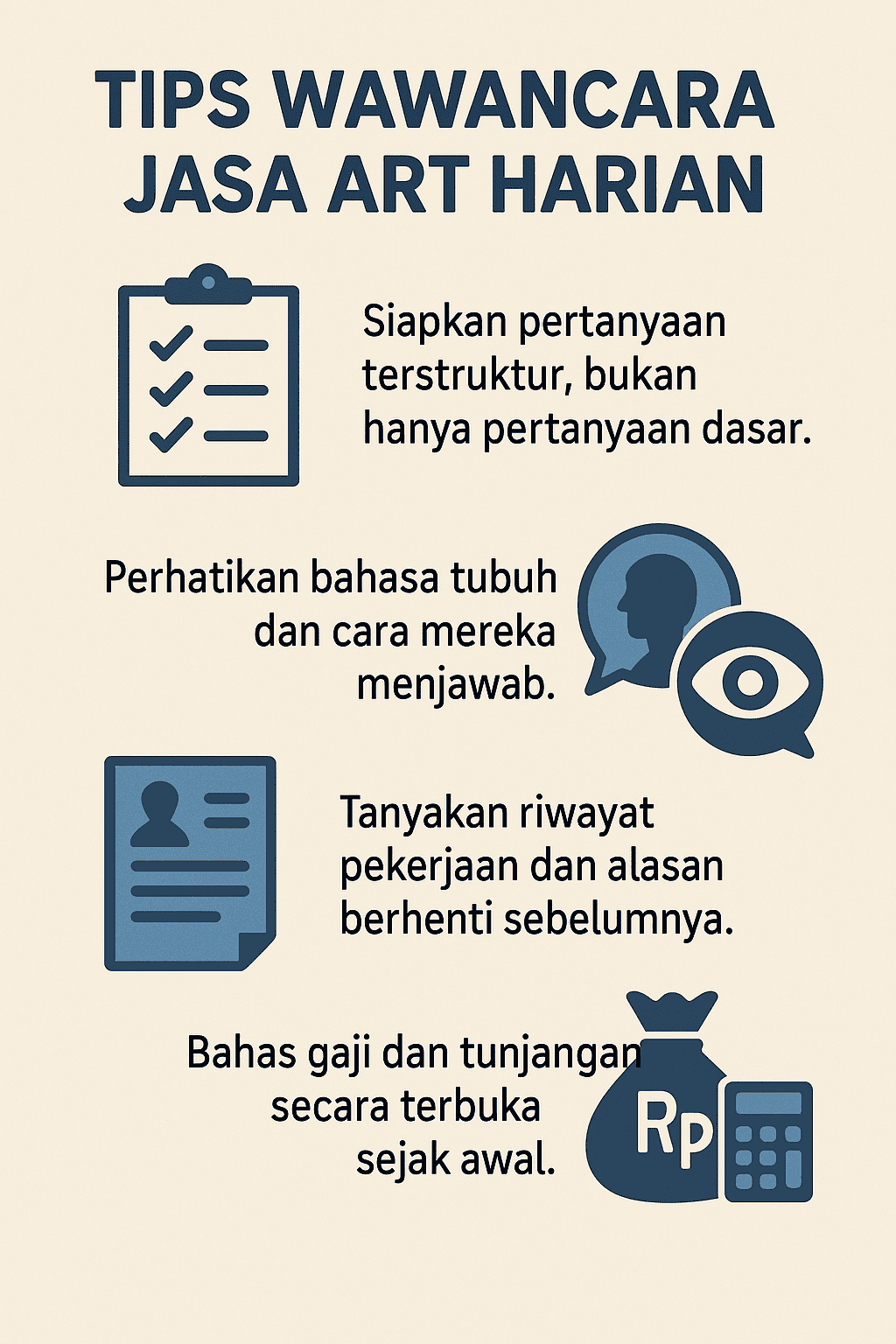 Tips Wawancara Jasa ART Harian