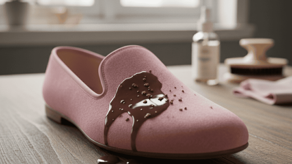 Cara Menghilangkan Noda pada Sepatu Beludru yang Berminyak atau Berlemak