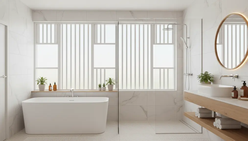 Jenis Teralis untuk Kamar Mandi: Memaksimalkan Privasi dan Cahaya