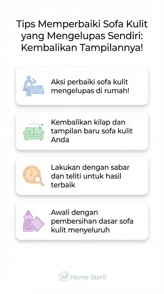 Tips Memperbaiki Sofa Kulit yang Mengelupas Sendiri: Kembalikan Tampilannya!