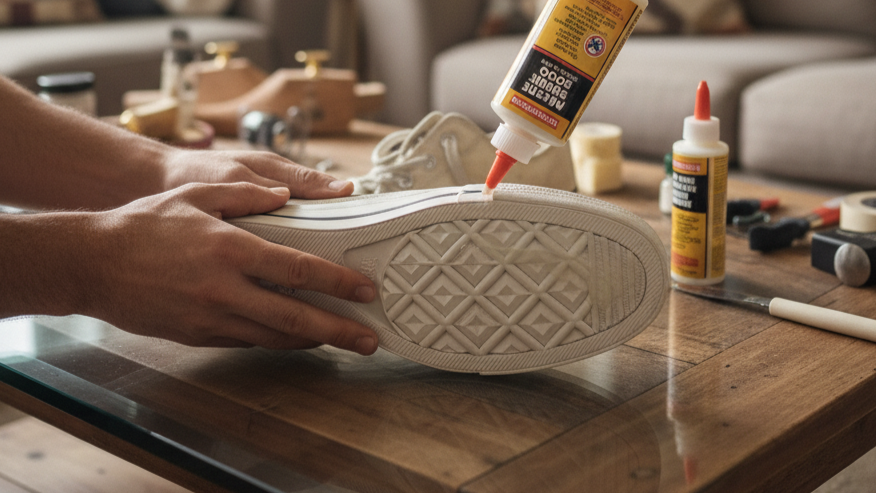 Persiapan Alat untuk Merekatkan Sol Sepatu Secara Mandiri