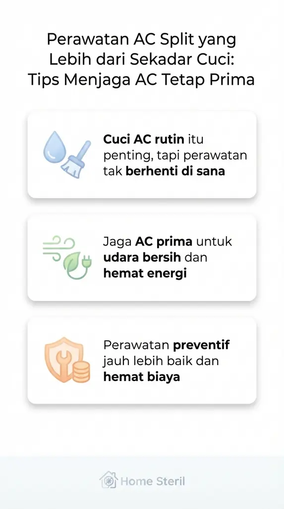 Perawatan AC Split yang Lebih dari Sekadar Cuci: Tips Menjaga AC Tetap Prima