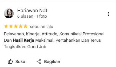 Rating dari Pelanggan Yang Panggil Home Steril Untuk Service Water Heater