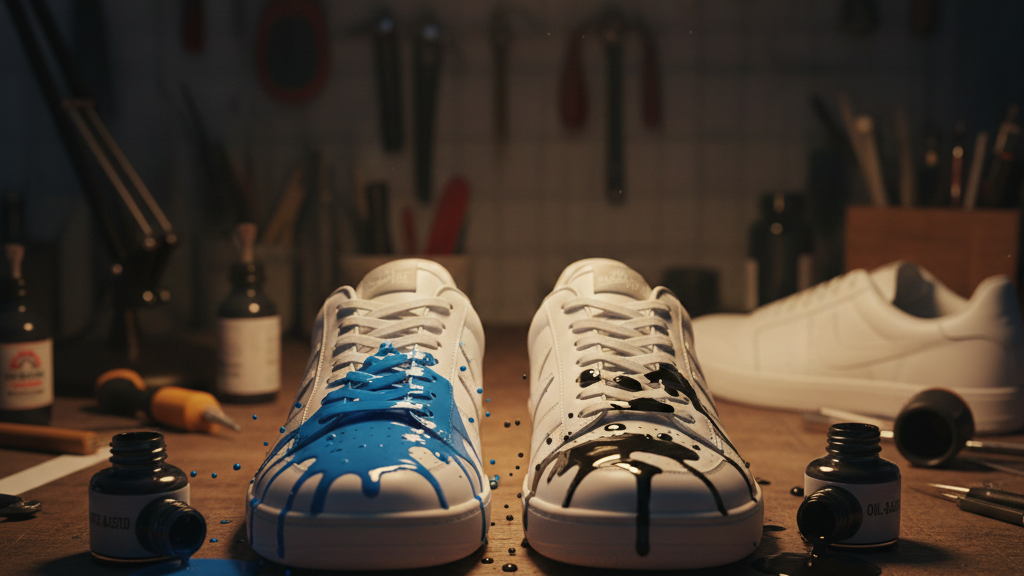 Perbedaan Noda Tinta Berbahan Dasar Air vs Minyak