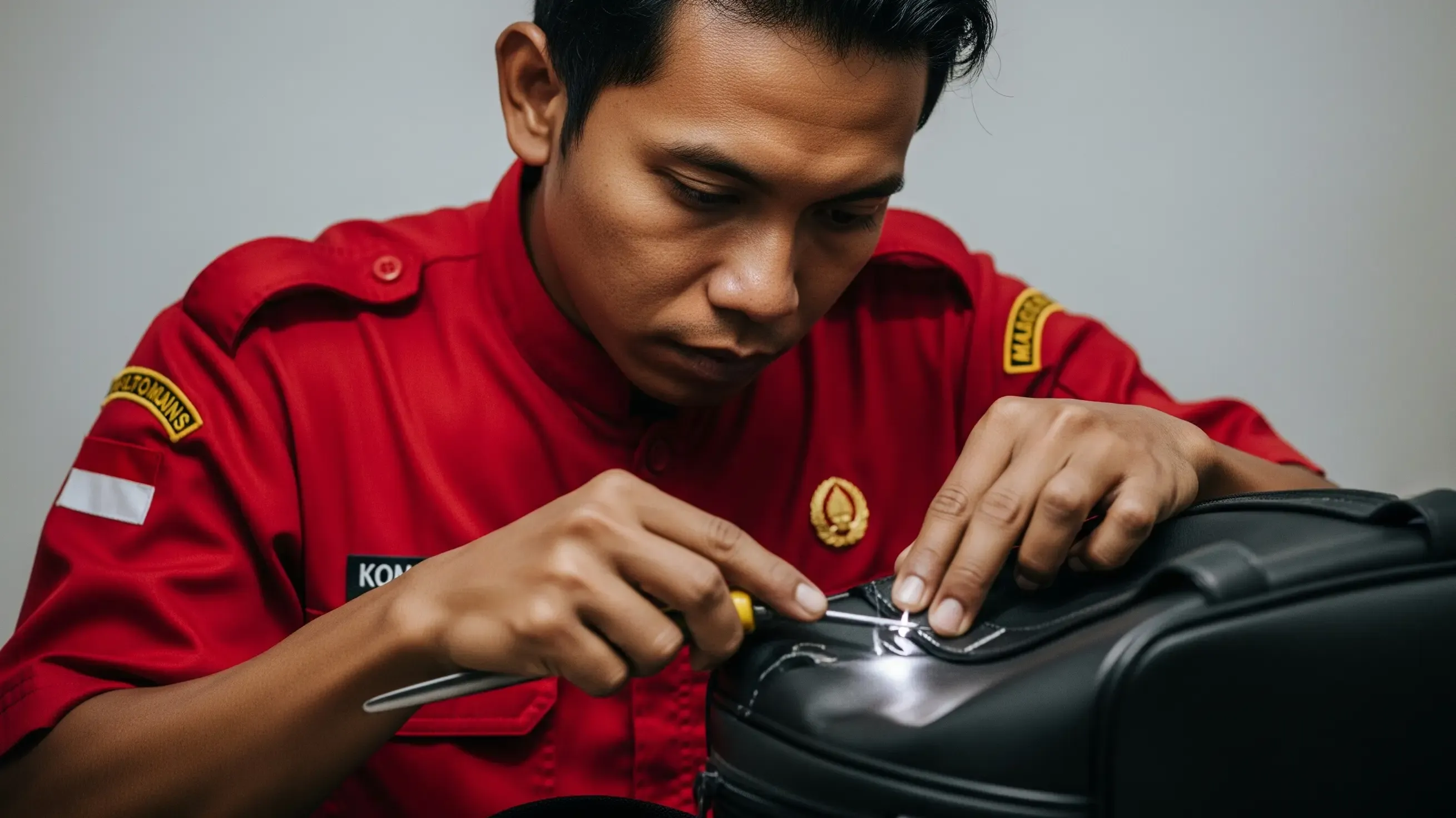 Atasi Tas Penyok Parah dengan Teknik Reshaping Efektif