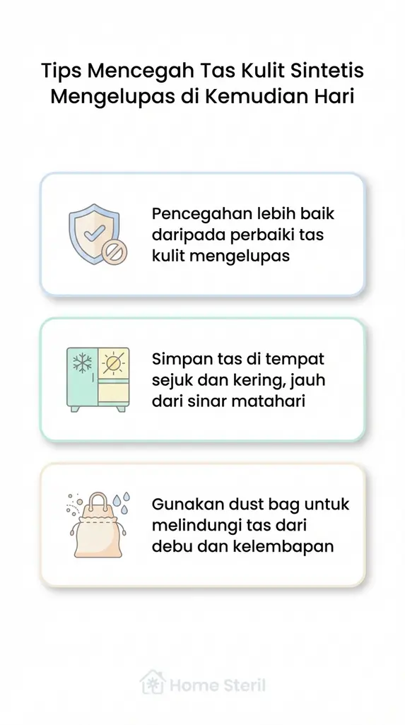 Tips Mencegah Tas Kulit Sintetis Mengelupas di Kemudian Hari