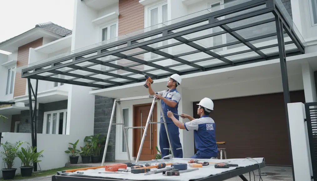 Pemasangan Kanopi Profesional dan Hemat Waktu