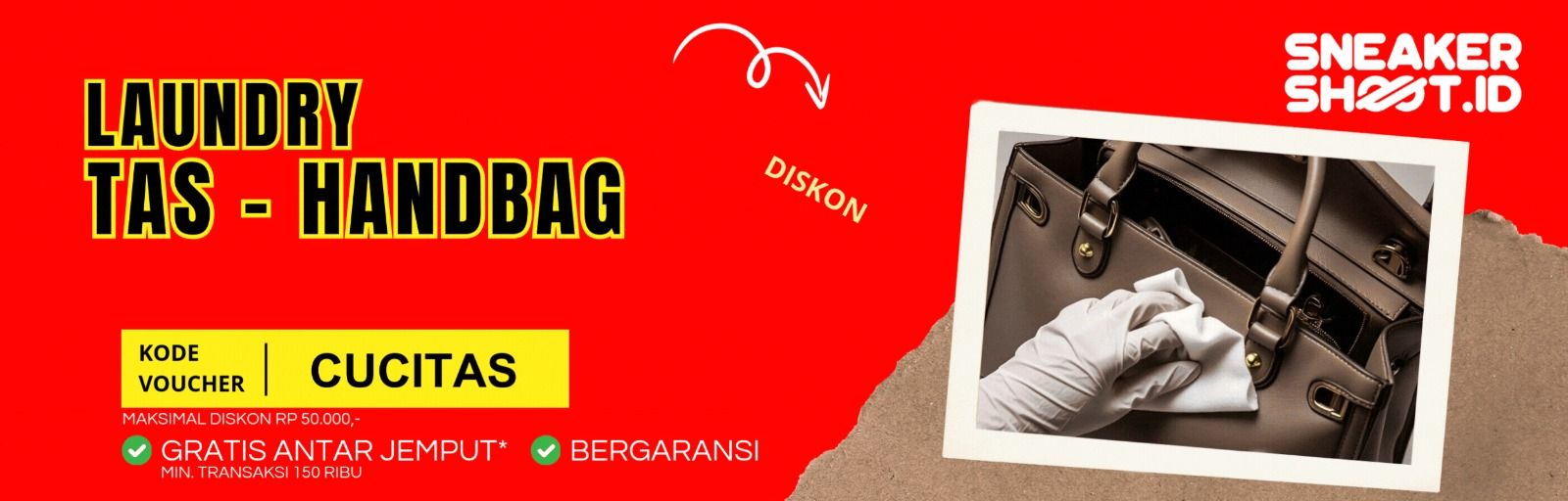 Promo Laundry Bag di sneakershoot.id