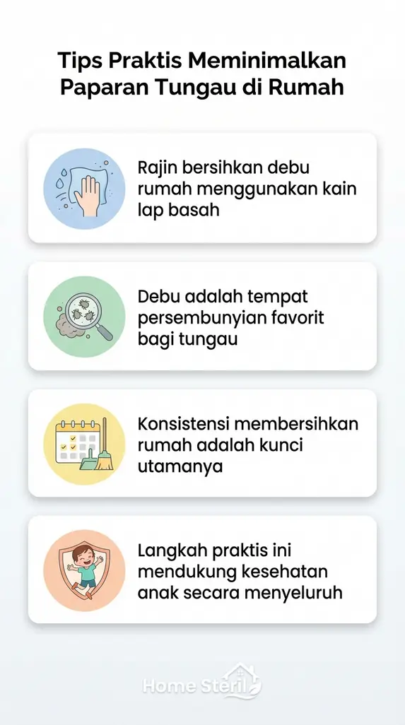 Tips Praktis Meminimalkan Paparan Tungau di Rumah